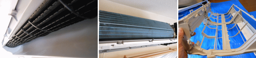 洗浄後の熱交換器